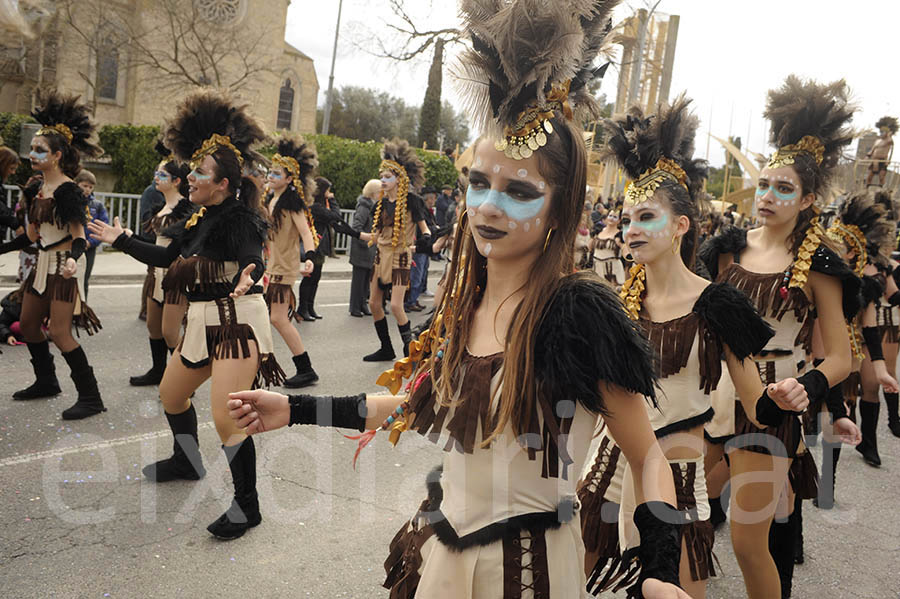 Rua del carnaval de Santa Margarida i els Monjos 2015. Rua del Carnaval de Santa Margarida i els Monjos 2015