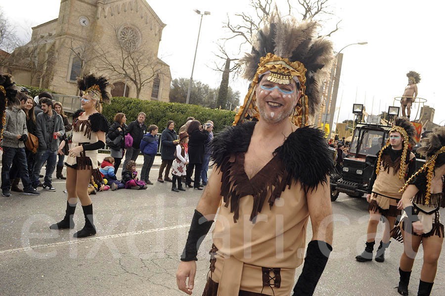 Rua del carnaval de Santa Margarida i els Monjos 2015. Rua del Carnaval de Santa Margarida i els Monjos 2015