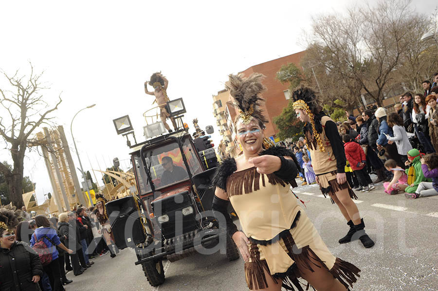 Rua del carnaval de Santa Margarida i els Monjos 2015. Rua del Carnaval de Santa Margarida i els Monjos 2015