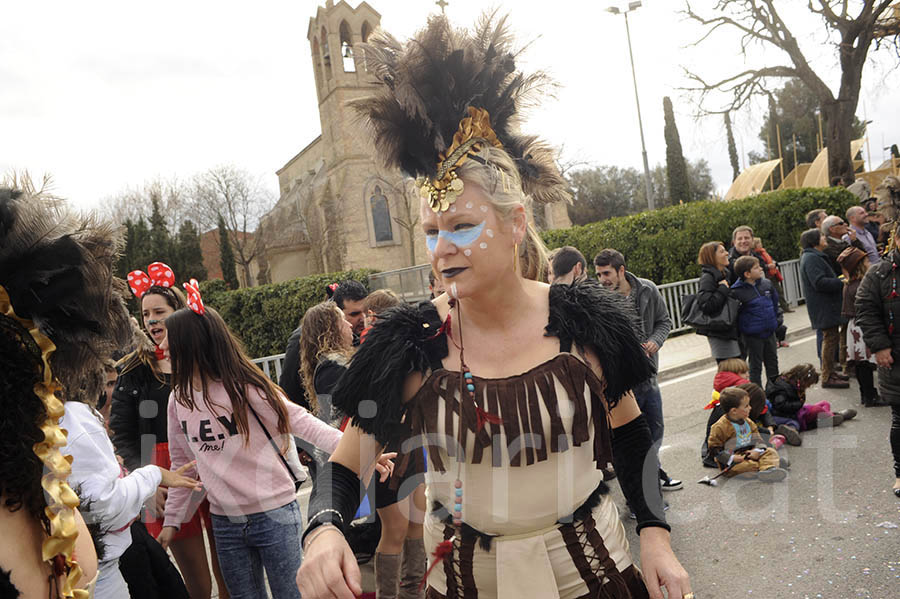 Rua del carnaval de Santa Margarida i els Monjos 2015. Rua del Carnaval de Santa Margarida i els Monjos 2015