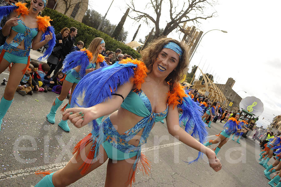 Rua del carnaval de Santa Margarida i els Monjos 2015. Rua del Carnaval de Santa Margarida i els Monjos 2015