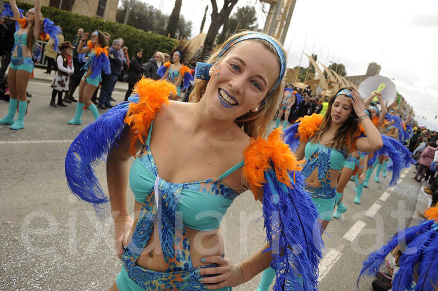 Rua del carnaval de Santa Margarida i els Monjos 2015. Rua del Carnaval de Santa Margarida i els Monjos 2015