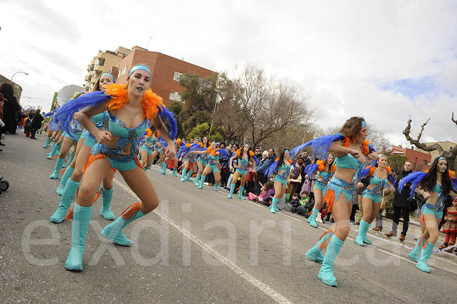 Rua del carnaval de Santa Margarida i els Monjos 2015. Rua del Carnaval de Santa Margarida i els Monjos 2015