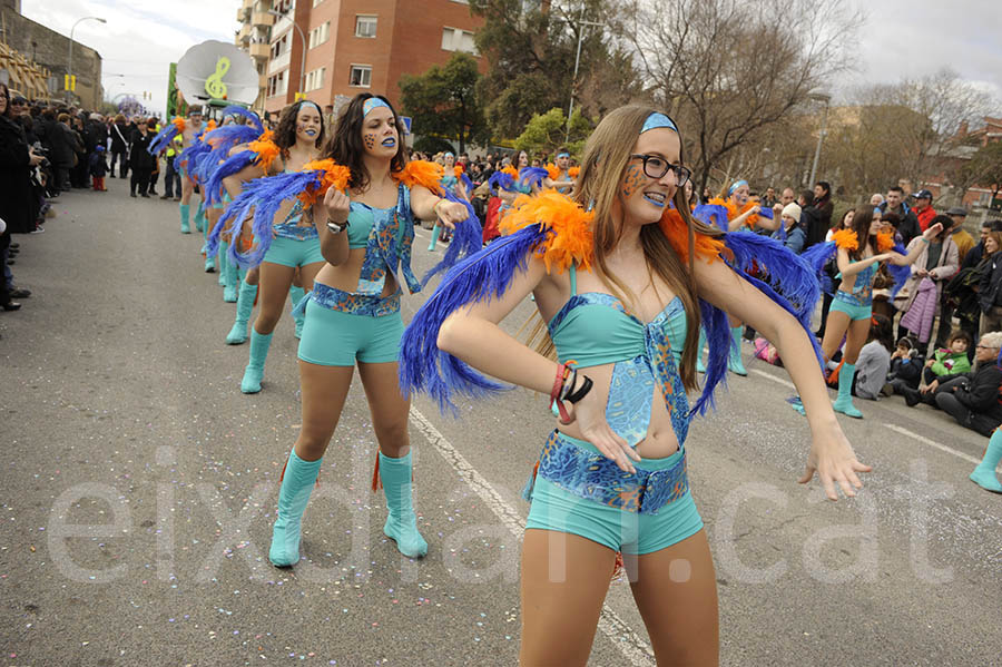 Rua del carnaval de Santa Margarida i els Monjos 2015. Rua del Carnaval de Santa Margarida i els Monjos 2015