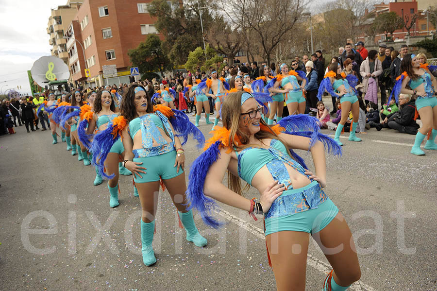 Rua del carnaval de Santa Margarida i els Monjos 2015. Rua del Carnaval de Santa Margarida i els Monjos 2015