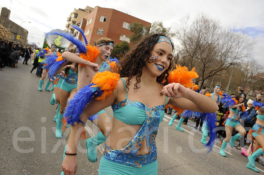 Rua del carnaval de Santa Margarida i els Monjos 2015. Rua del Carnaval de Santa Margarida i els Monjos 2015