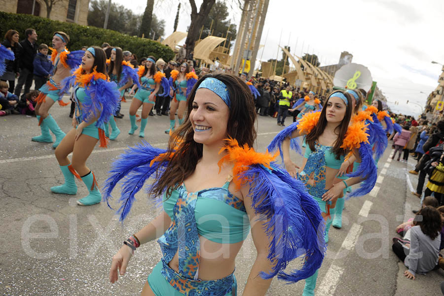 Rua del carnaval de Santa Margarida i els Monjos 2015. Rua del Carnaval de Santa Margarida i els Monjos 2015