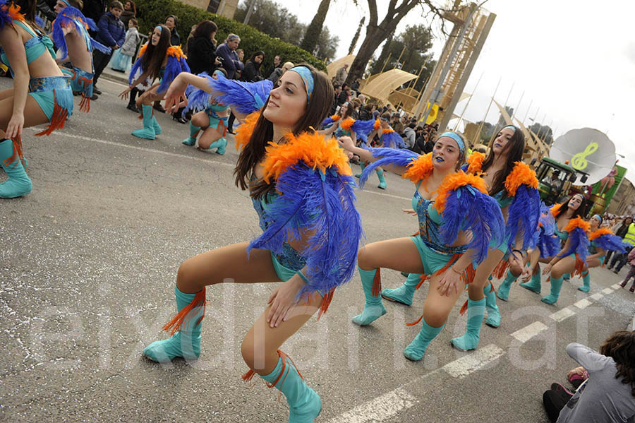 Rua del carnaval de Santa Margarida i els Monjos 2015. Rua del Carnaval de Santa Margarida i els Monjos 2015