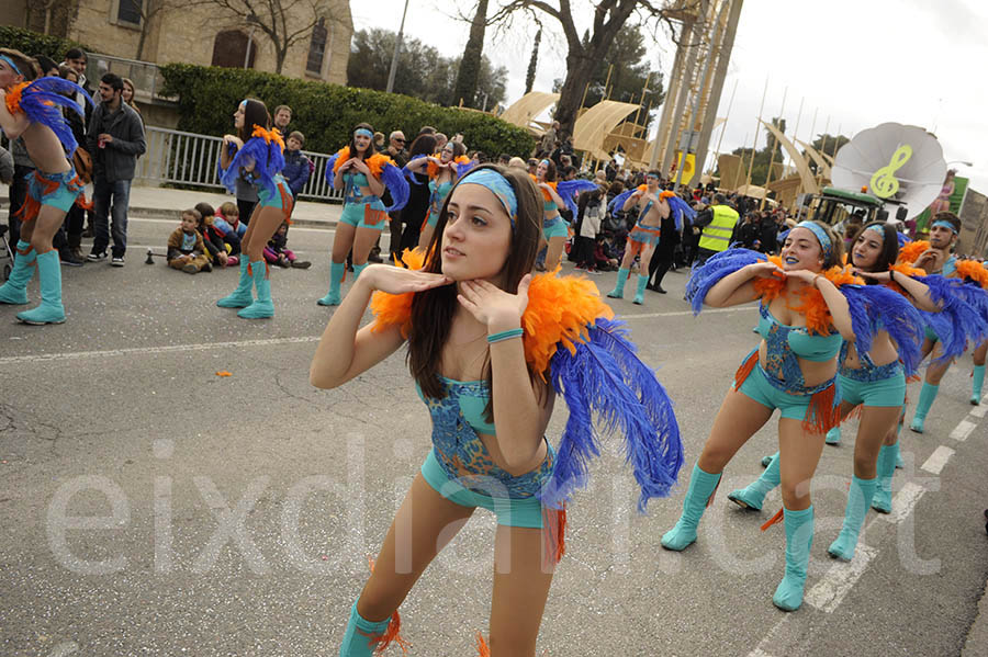 Rua del carnaval de Santa Margarida i els Monjos 2015. Rua del Carnaval de Santa Margarida i els Monjos 2015