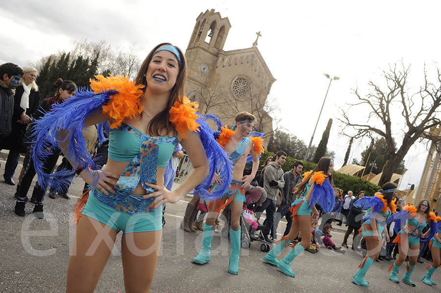 Rua del carnaval de Santa Margarida i els Monjos 2015. Rua del Carnaval de Santa Margarida i els Monjos 2015