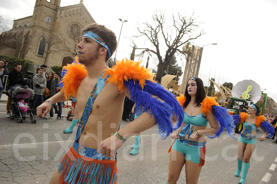 Rua del carnaval de Santa Margarida i els Monjos 2015. Rua del Carnaval de Santa Margarida i els Monjos 2015