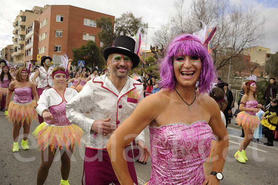 Rua del carnaval de Santa Margarida i els Monjos 2015. Rua del Carnaval de Santa Margarida i els Monjos 2015