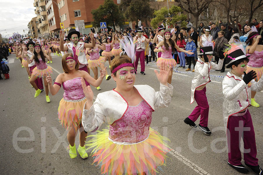 Rua del carnaval de Santa Margarida i els Monjos 2015. Rua del Carnaval de Santa Margarida i els Monjos 2015