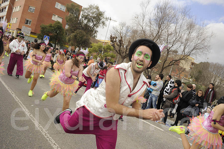 Rua del carnaval de Santa Margarida i els Monjos 2015. Rua del Carnaval de Santa Margarida i els Monjos 2015