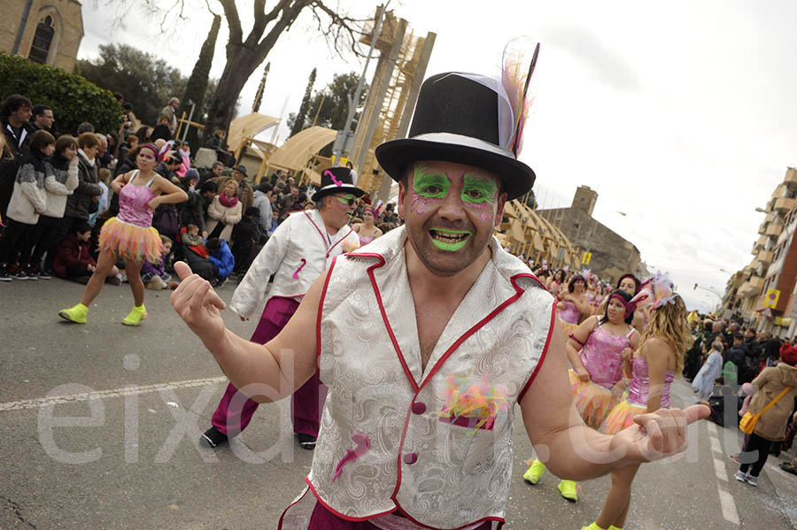 Rua del carnaval de Santa Margarida i els Monjos 2015. Rua del Carnaval de Santa Margarida i els Monjos 2015