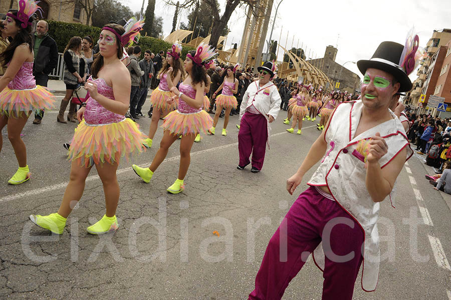 Rua del carnaval de Santa Margarida i els Monjos 2015. Rua del Carnaval de Santa Margarida i els Monjos 2015