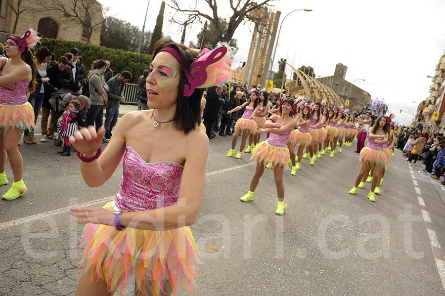 Rua del carnaval de Santa Margarida i els Monjos 2015. Rua del Carnaval de Santa Margarida i els Monjos 2015