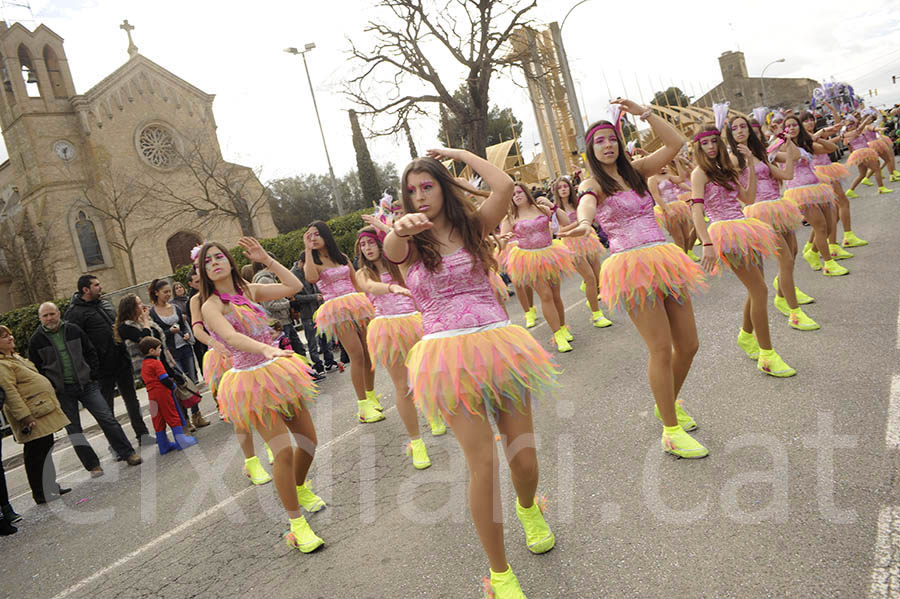 Rua del carnaval de Santa Margarida i els Monjos 2015. Rua del Carnaval de Santa Margarida i els Monjos 2015