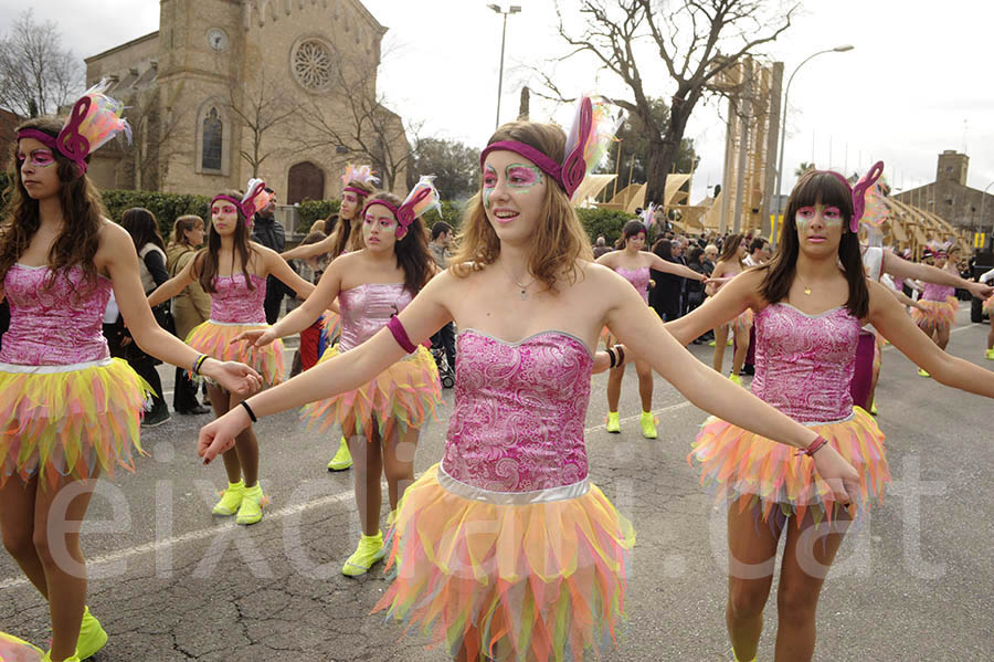 Rua del carnaval de Santa Margarida i els Monjos 2015. Rua del Carnaval de Santa Margarida i els Monjos 2015