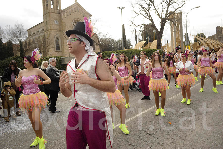 Rua del carnaval de Santa Margarida i els Monjos 2015. Rua del Carnaval de Santa Margarida i els Monjos 2015