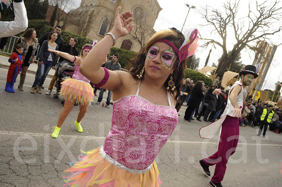 Rua del carnaval de Santa Margarida i els Monjos 2015. Rua del Carnaval de Santa Margarida i els Monjos 2015