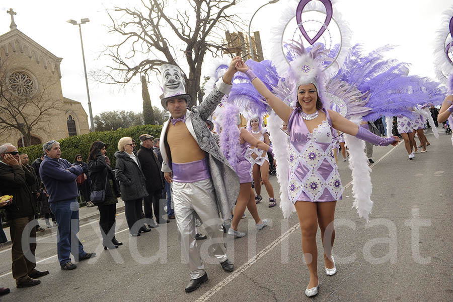 Rua del carnaval de Santa Margarida i els Monjos 2015. Rua del Carnaval de Santa Margarida i els Monjos 2015