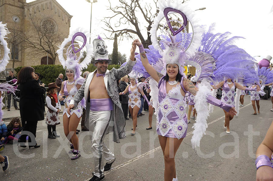 Rua del carnaval de Santa Margarida i els Monjos 2015. Rua del Carnaval de Santa Margarida i els Monjos 2015