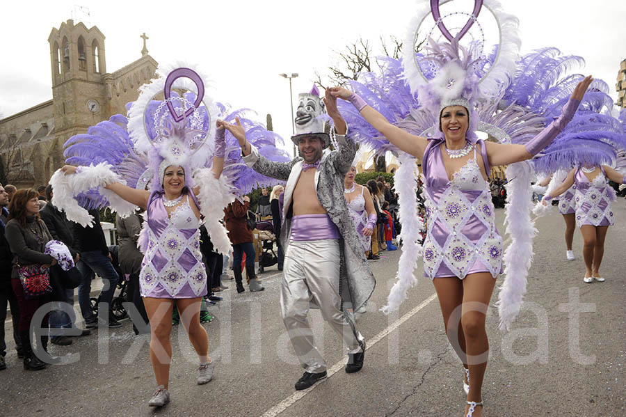 Rua del carnaval de Santa Margarida i els Monjos 2015. Rua del Carnaval de Santa Margarida i els Monjos 2015