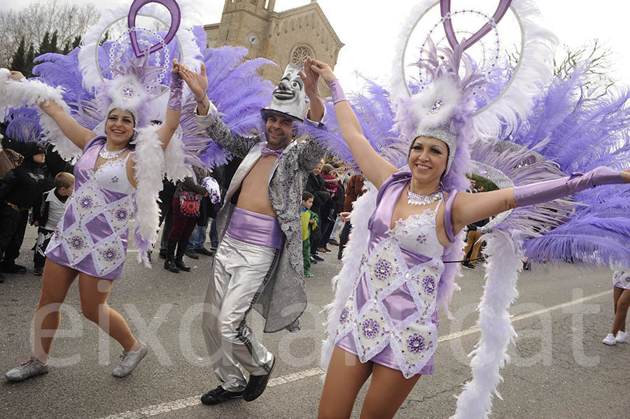 Rua del carnaval de Santa Margarida i els Monjos 2015. Rua del Carnaval de Santa Margarida i els Monjos 2015