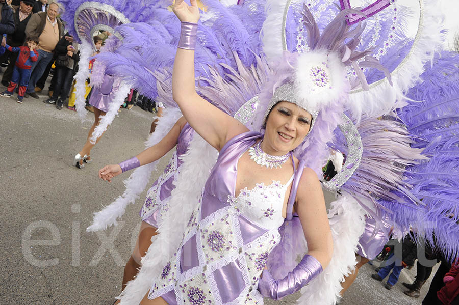 Rua del carnaval de Santa Margarida i els Monjos 2015. Rua del Carnaval de Santa Margarida i els Monjos 2015