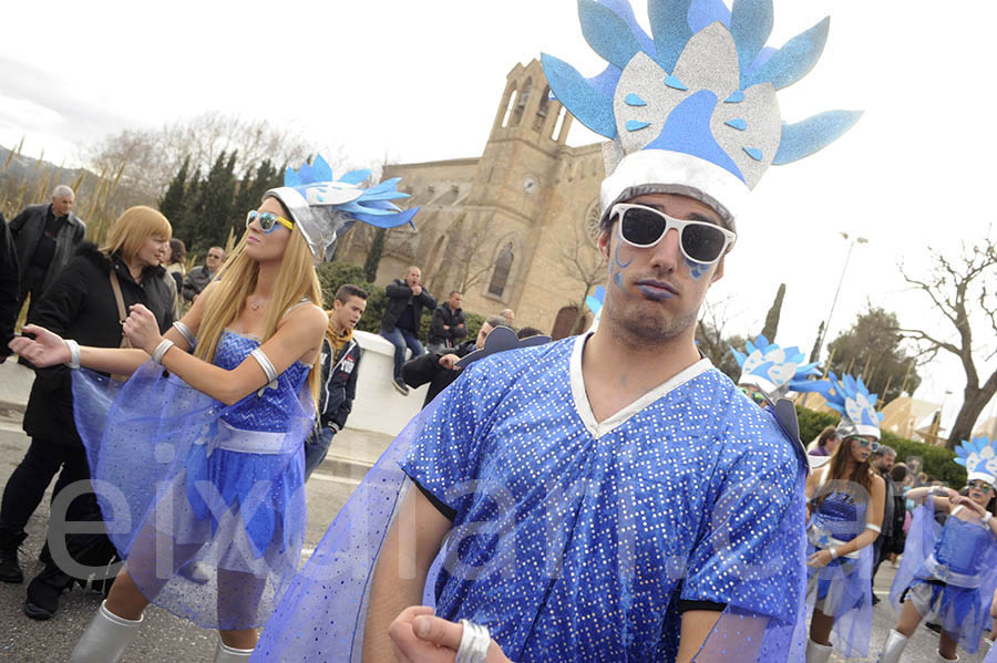 Rua del carnaval de Santa Margarida i els Monjos 2015. Rua del Carnaval de Santa Margarida i els Monjos 2015