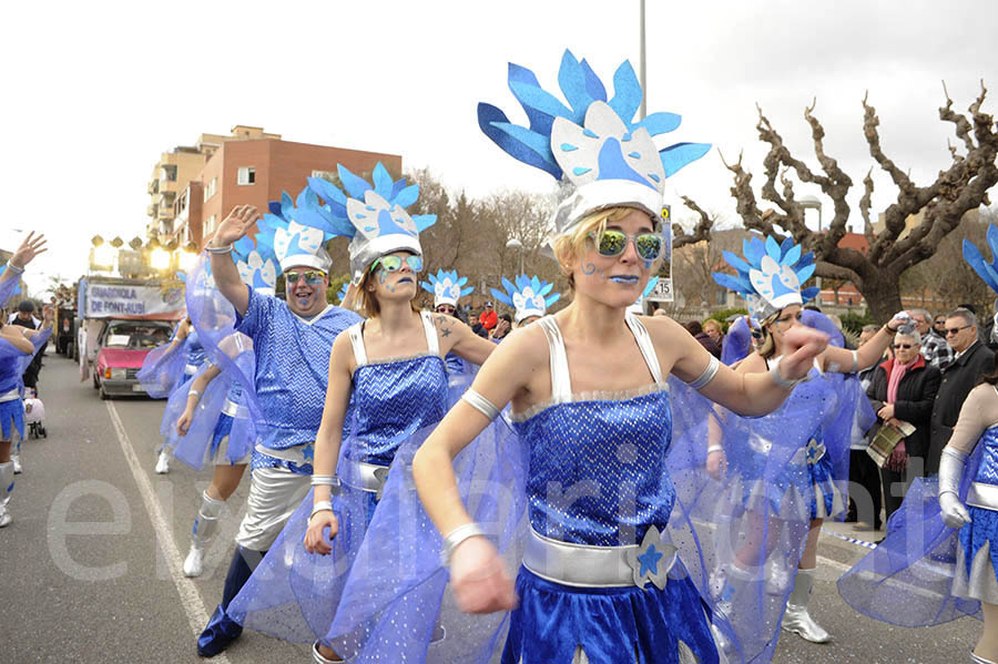 Rua del carnaval de Santa Margarida i els Monjos 2015. Rua del Carnaval de Santa Margarida i els Monjos 2015