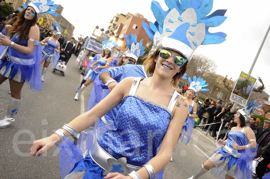 Rua del carnaval de Santa Margarida i els Monjos 2015. Rua del Carnaval de Santa Margarida i els Monjos 2015