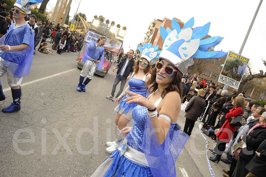 Rua del carnaval de Santa Margarida i els Monjos 2015. Rua del Carnaval de Santa Margarida i els Monjos 2015