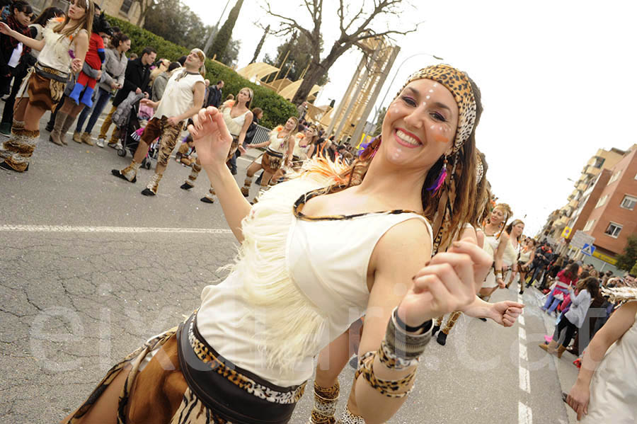 Rua del carnaval de Santa Margarida i els Monjos 2015. Rua del Carnaval de Santa Margarida i els Monjos 2015