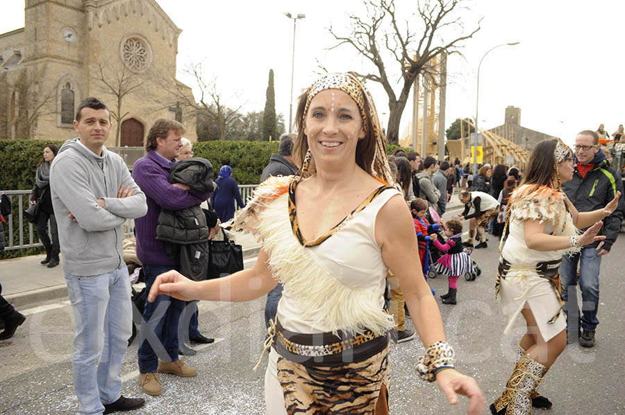 Rua del carnaval de Santa Margarida i els Monjos 2015. Rua del Carnaval de Santa Margarida i els Monjos 2015