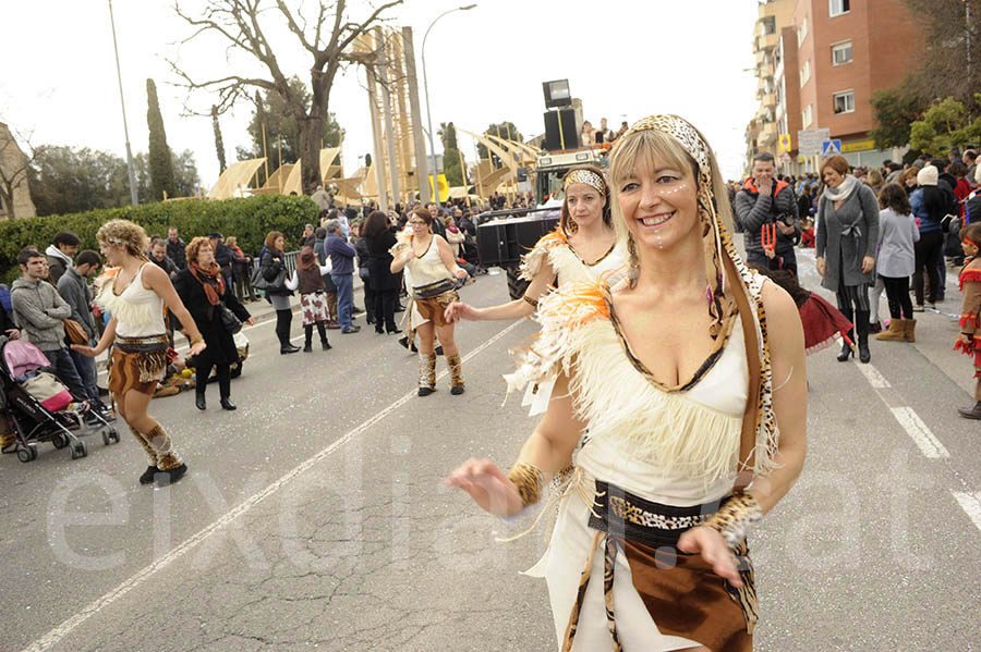 Rua del carnaval de Santa Margarida i els Monjos 2015. Rua del Carnaval de Santa Margarida i els Monjos 2015