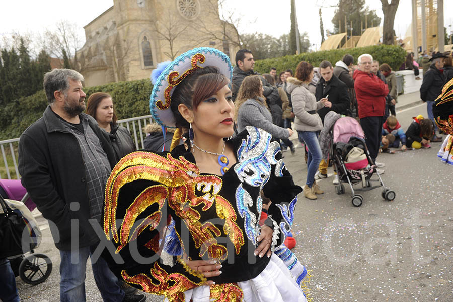 Rua del carnaval de Santa Margarida i els Monjos 2015. Rua del Carnaval de Santa Margarida i els Monjos 2015