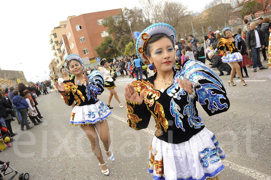 Rua del carnaval de Santa Margarida i els Monjos 2015. Rua del Carnaval de Santa Margarida i els Monjos 2015