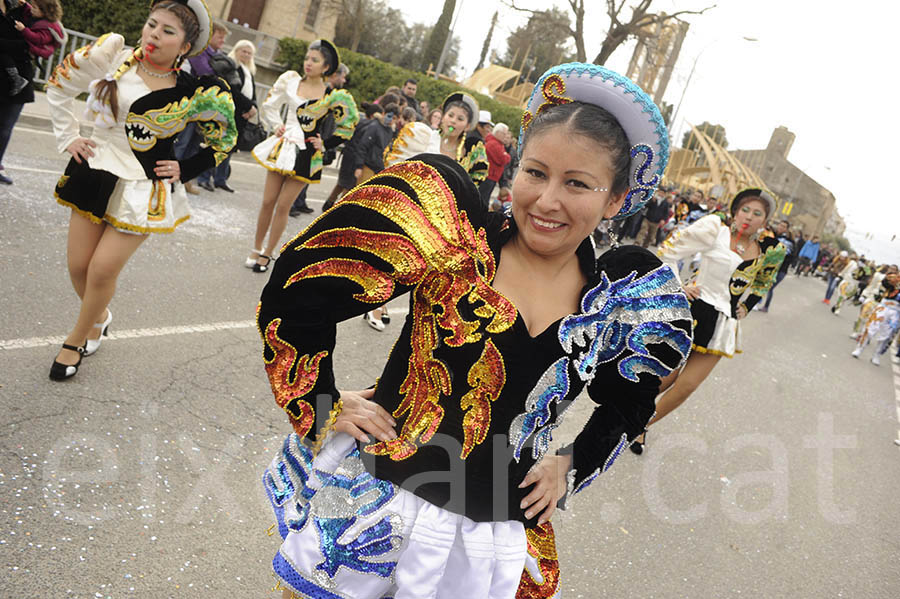 Rua del carnaval de Santa Margarida i els Monjos 2015. Rua del Carnaval de Santa Margarida i els Monjos 2015