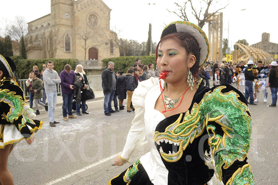 Rua del carnaval de Santa Margarida i els Monjos 2015. Rua del Carnaval de Santa Margarida i els Monjos 2015