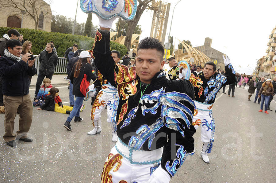 Rua del carnaval de Santa Margarida i els Monjos 2015. Rua del Carnaval de Santa Margarida i els Monjos 2015