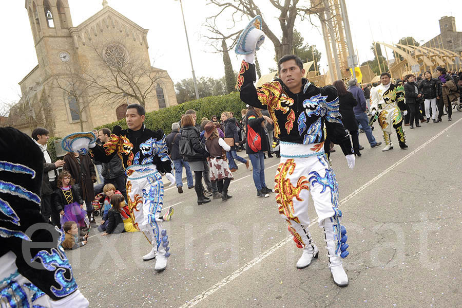 Rua del carnaval de Santa Margarida i els Monjos 2015. Rua del Carnaval de Santa Margarida i els Monjos 2015