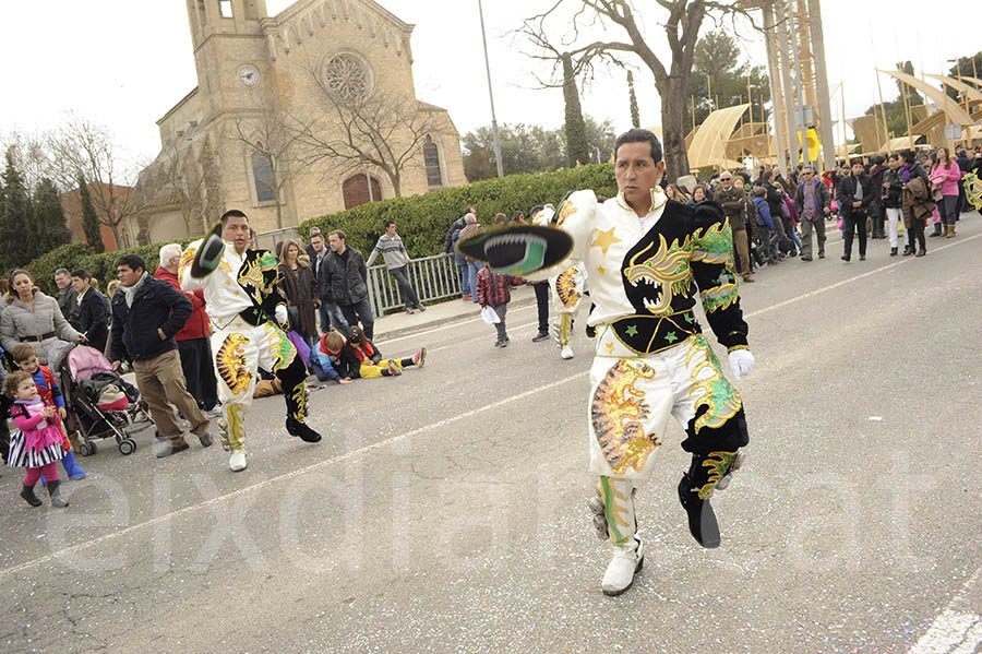 Rua del carnaval de Santa Margarida i els Monjos 2015. Rua del Carnaval de Santa Margarida i els Monjos 2015