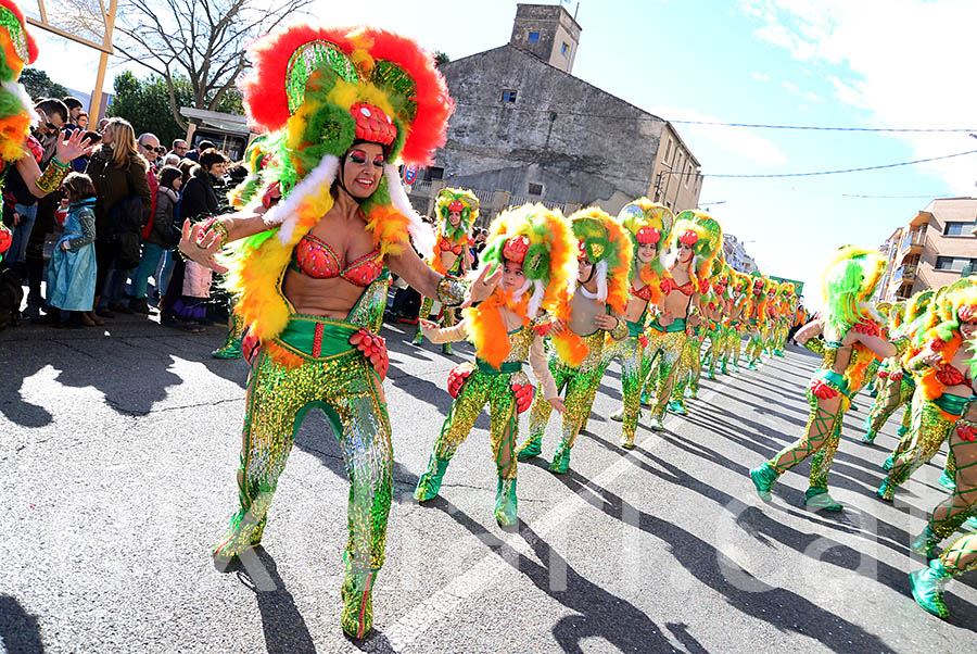 Carnaval de Santa Margarida i els Monjos 2016. Rua del Carnaval de Santa Margarida i els Monjos 2016