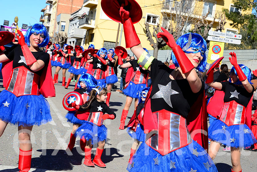 Carnaval de Santa Margarida i els Monjos 2016. Rua del Carnaval de Santa Margarida i els Monjos 2016