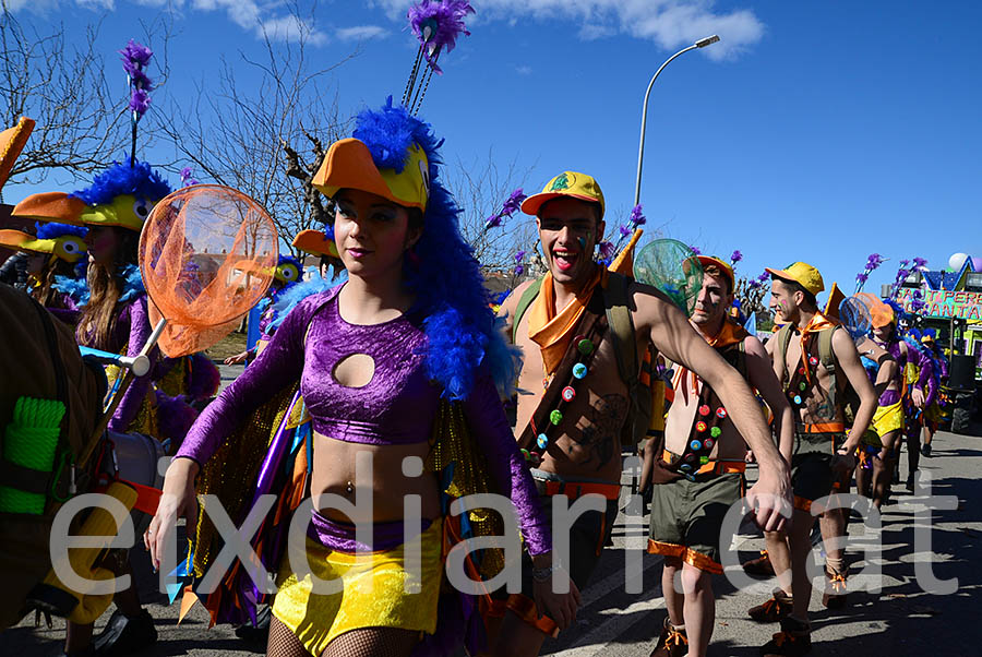 Carnaval de Santa Margarida i els Monjos 2016. Rua del Carnaval de Santa Margarida i els Monjos 2016