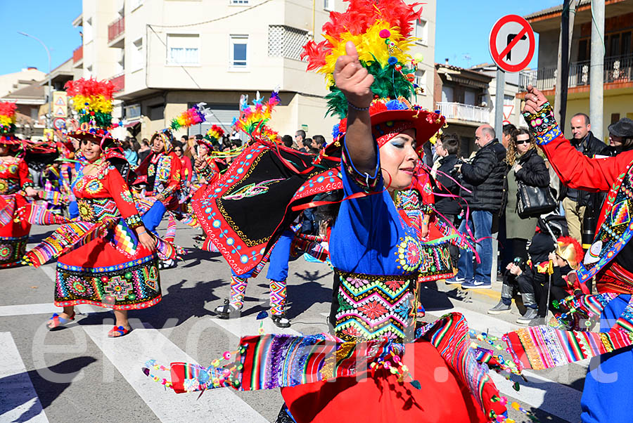 Carnaval de Santa Margarida i els Monjos 2016. Rua del Carnaval de Santa Margarida i els Monjos 2016