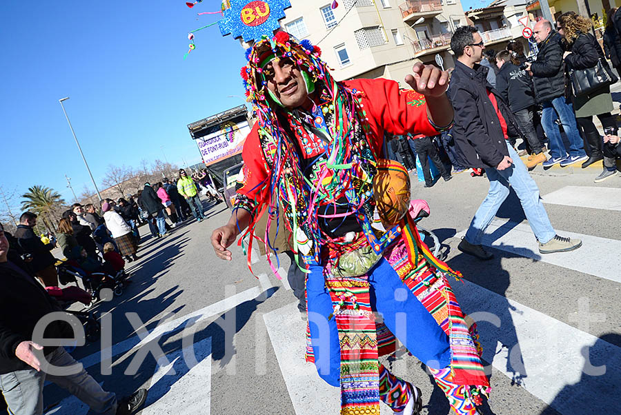 Carnaval de Santa Margarida i els Monjos 2016. Rua del Carnaval de Santa Margarida i els Monjos 2016