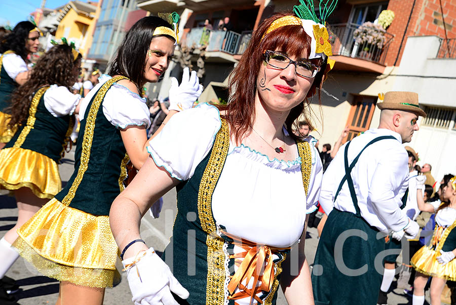 Carnaval de Santa Margarida i els Monjos 2016. Rua del Carnaval de Santa Margarida i els Monjos 2016